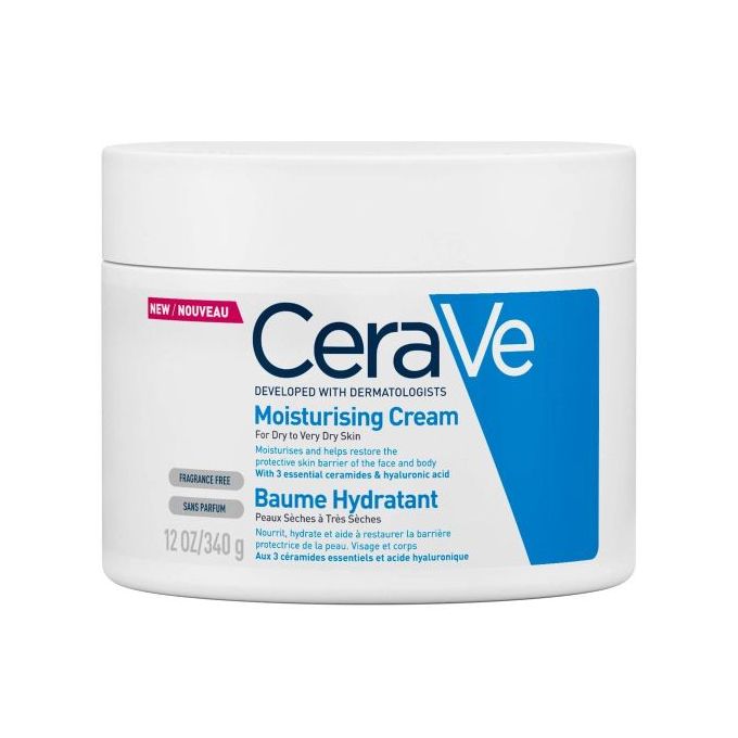 Cerave كريم مرطب 340جم Moisturizing Cream For Dry to Very Dry Skin 340g